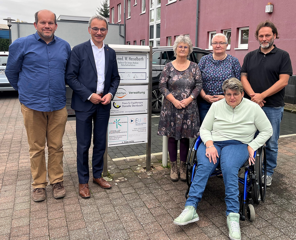 Wilfried Oellers MdB zu Besuch bei der EUTB Kreis Heinsberg